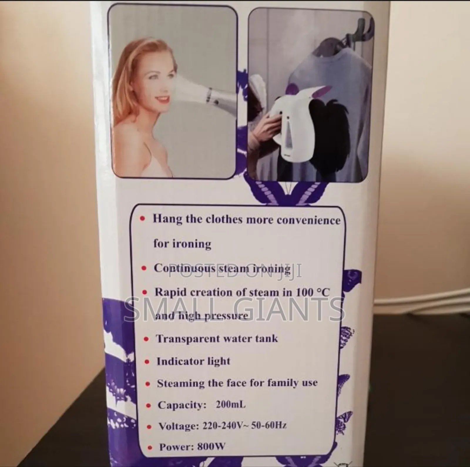 Sokany 2 in 1 Facial Fabric Garment Steamer