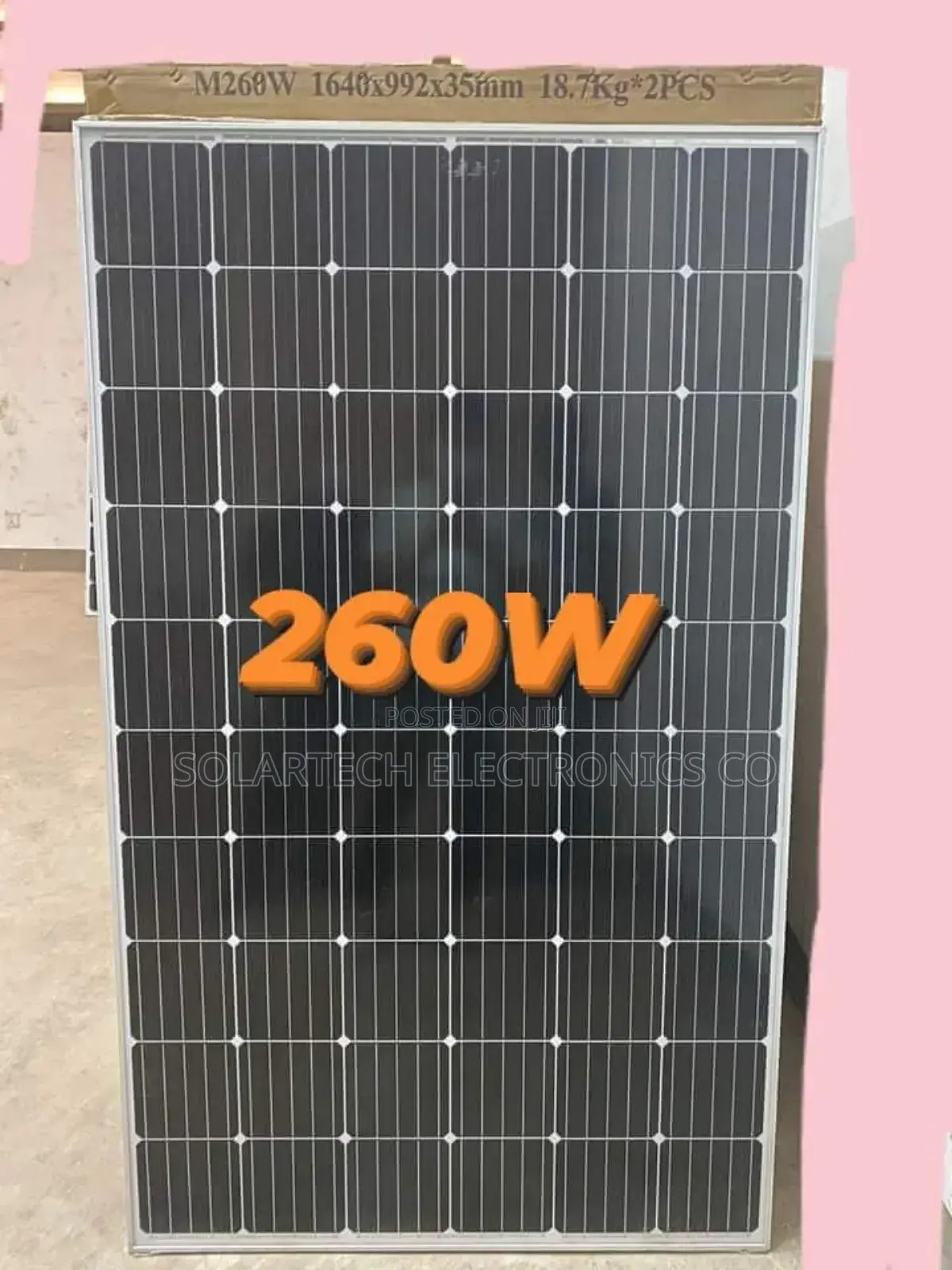 260W Felicity Mono Solar Panels Elz