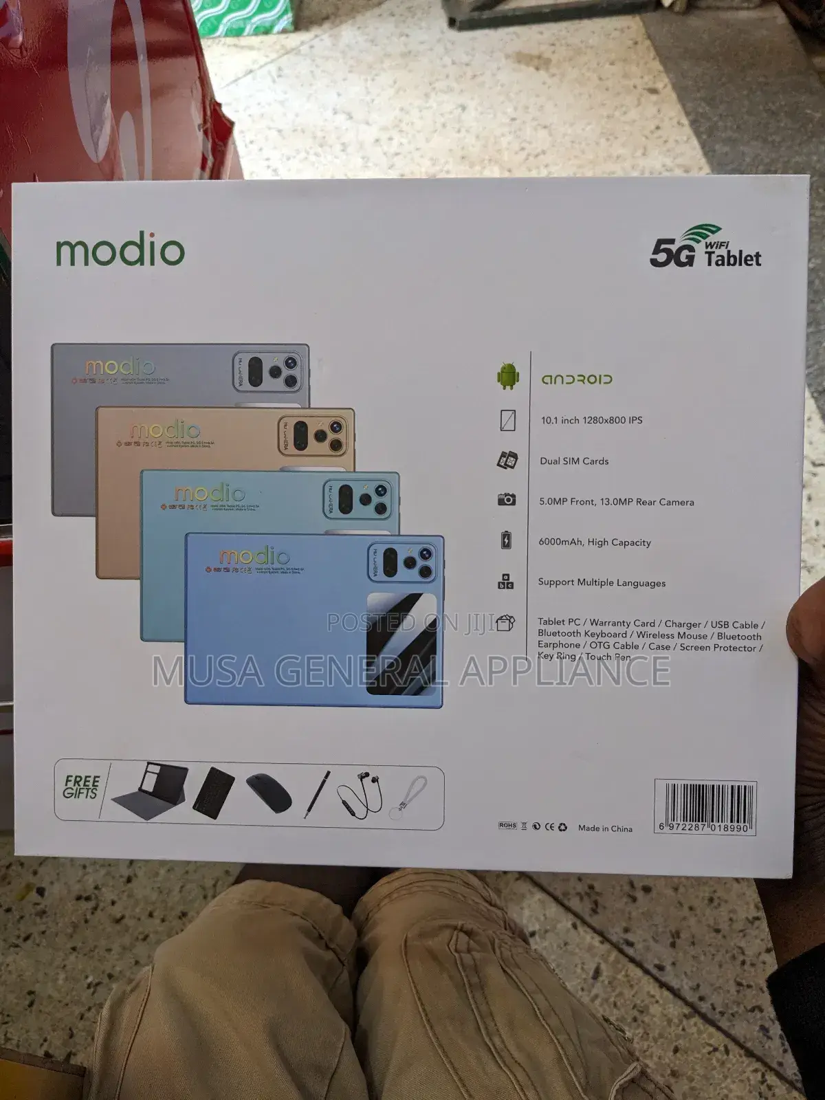 New Modio M34 256 GB Gray