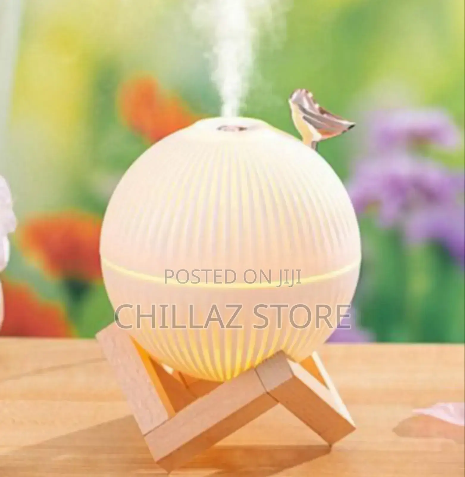 Air Humidifier With Wooden Stand