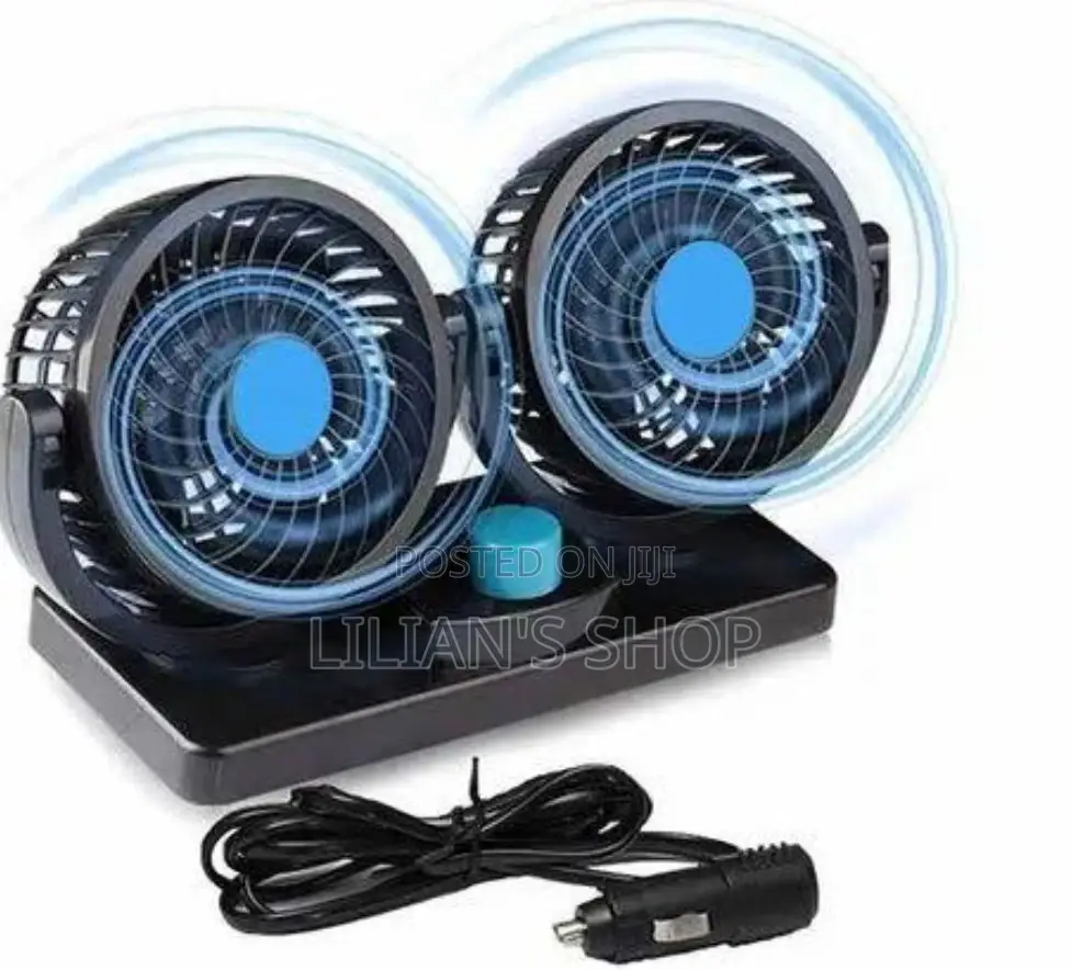 Double Headed Vehicle Fan