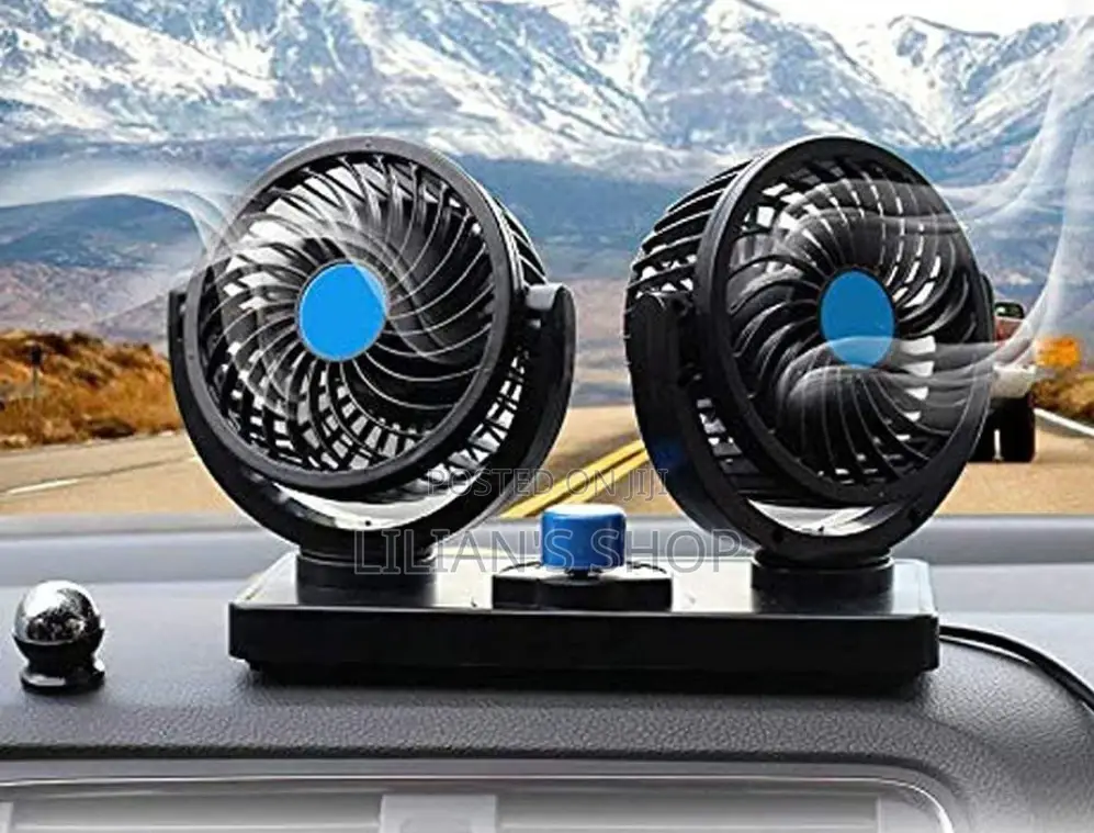 Double Headed Vehicle Fan