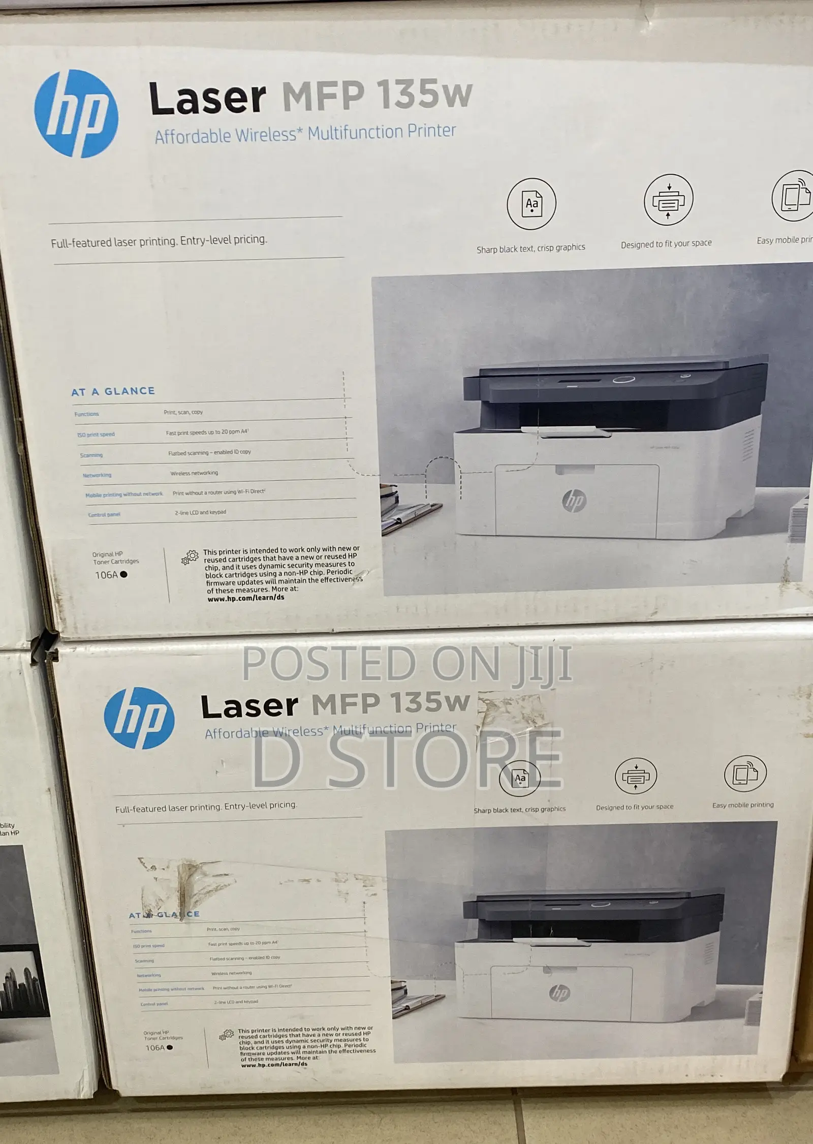 Hp Laser MFP 135w Printer
