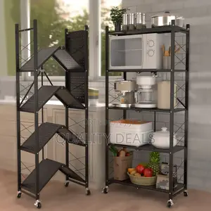 4 Tier Foldable Kitchen Rack