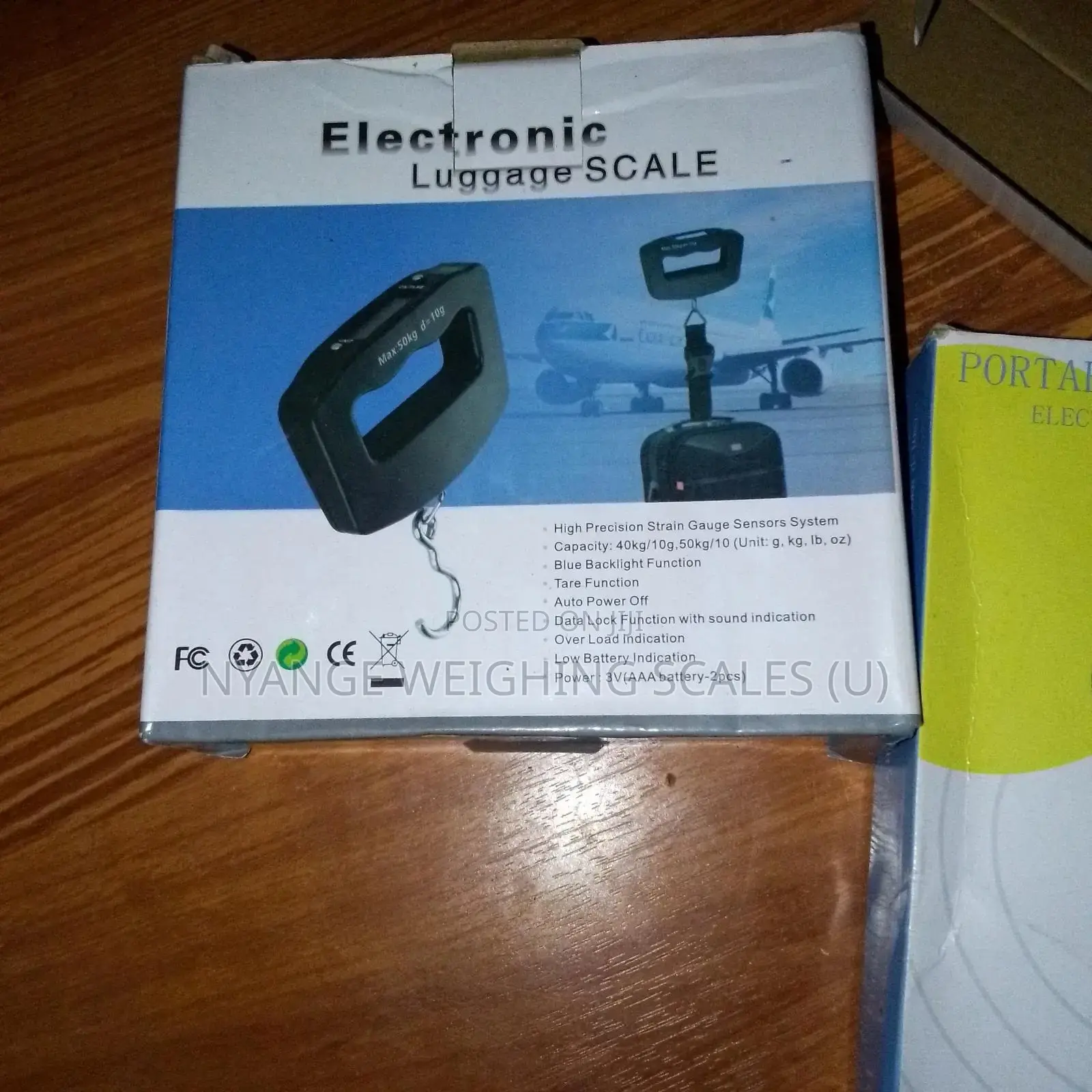 50kg Digital Portable Pocket Luggage Scales (880)