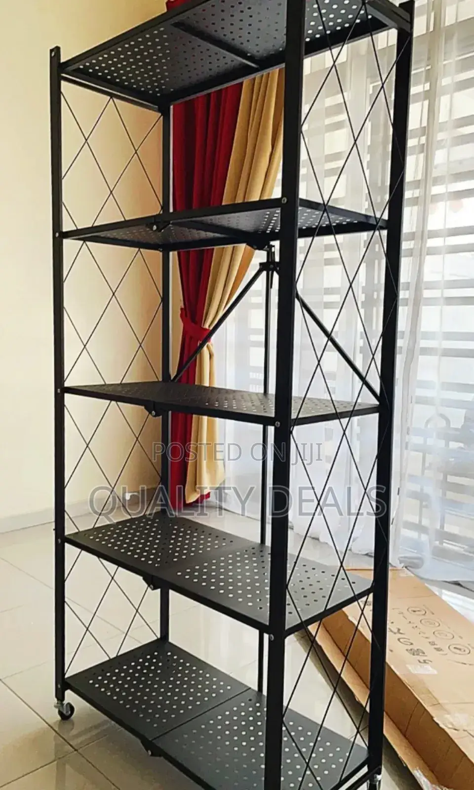 Foldable 5 Tier Rack Organizer