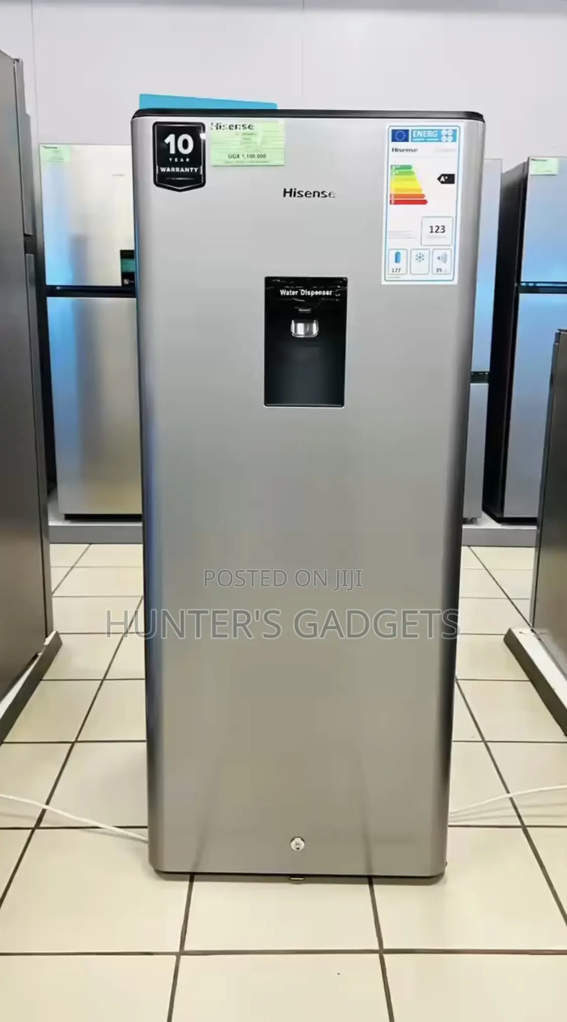 Hisense 229 Litres With Water Dispenser Brand New