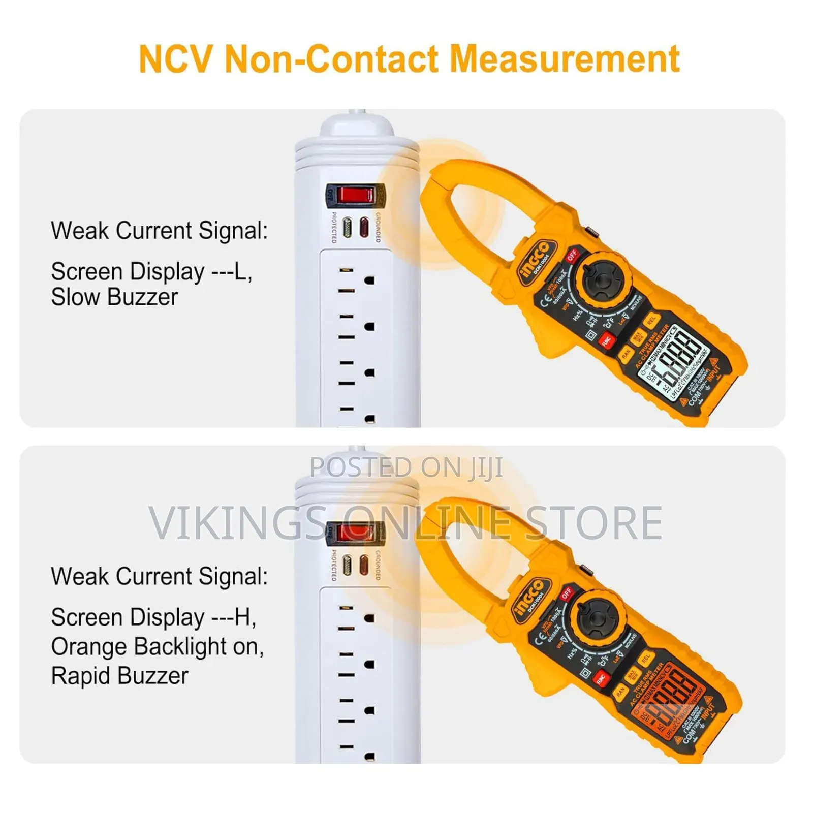 1000A Ingco Digital DC/Ac Clamp Meter
