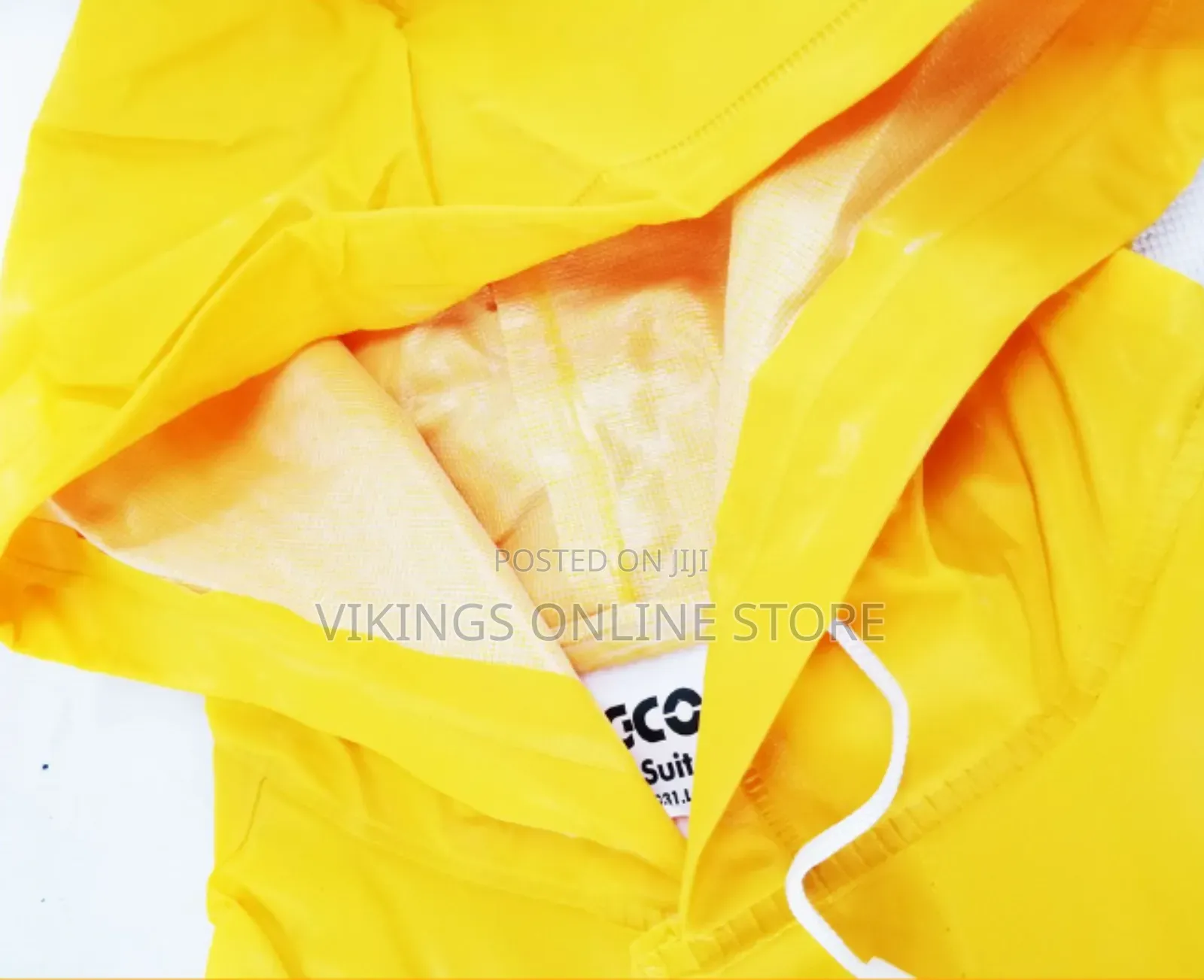 INGCO Rain Coat Suit Set With Zipper And 2 Pockets
