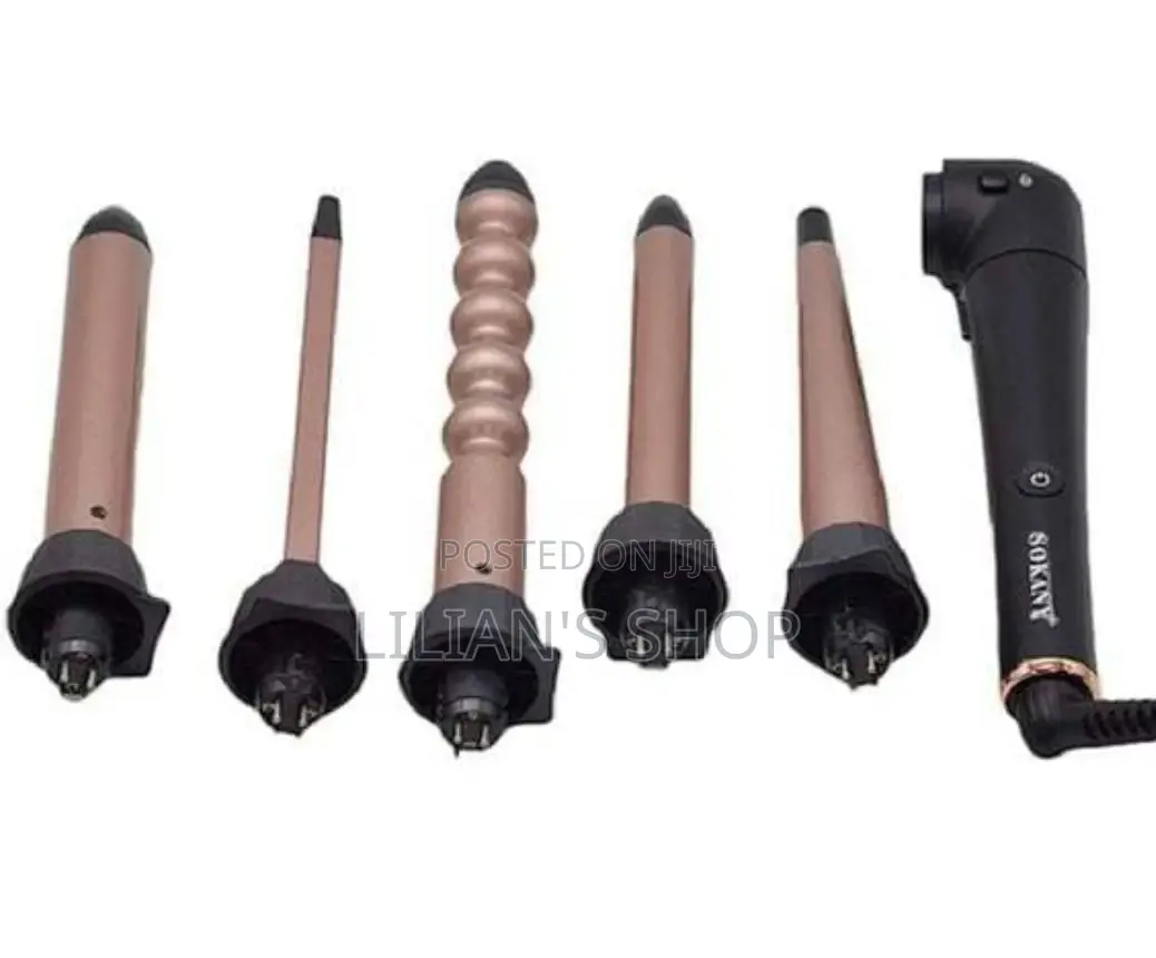 Multifunction Interchangeable Ceramic Hair Curler Set-Sokany