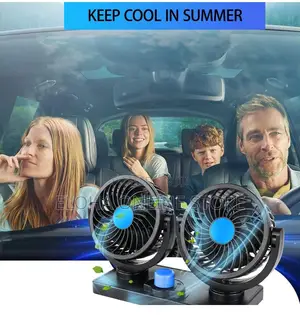 Electric Dual Head Cooling Vehicle Fan
