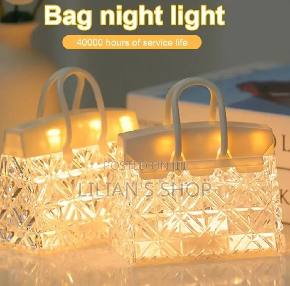 Crystal Transparent Small Bag Night Light