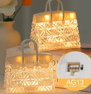 Crystal Transparent Small Bag Night Light
