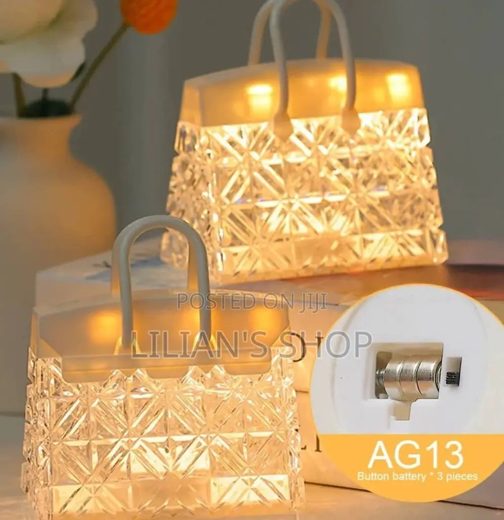 Crystal Transparent Small Bag Night Light