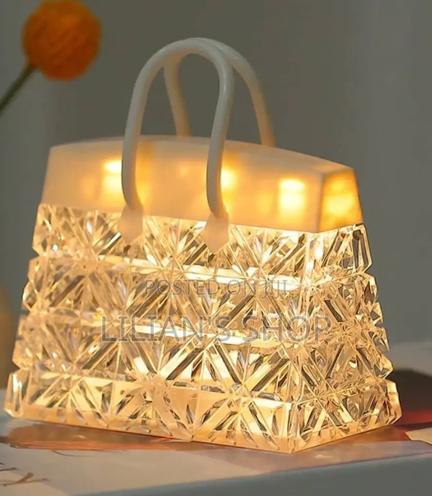 Crystal Transparent Small Bag Night Light