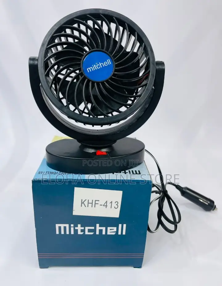 Single 12V Dashboard Cooling Fan