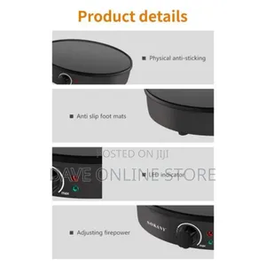 Sokany Electric Barbeque Chappati Pies Crepe Tortilla Maker
