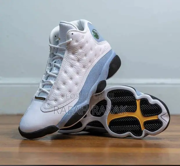 Shoes Jordan 13 Grey Mens Original Air Jordan 13 Retro “Blue Grey