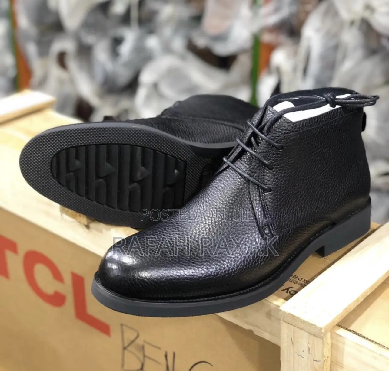 Original Black Clarks Gentle Leather Ankle Boots