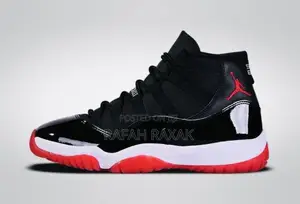 Original Nike Air Jordan 11 Retro Black/Red Sneakers