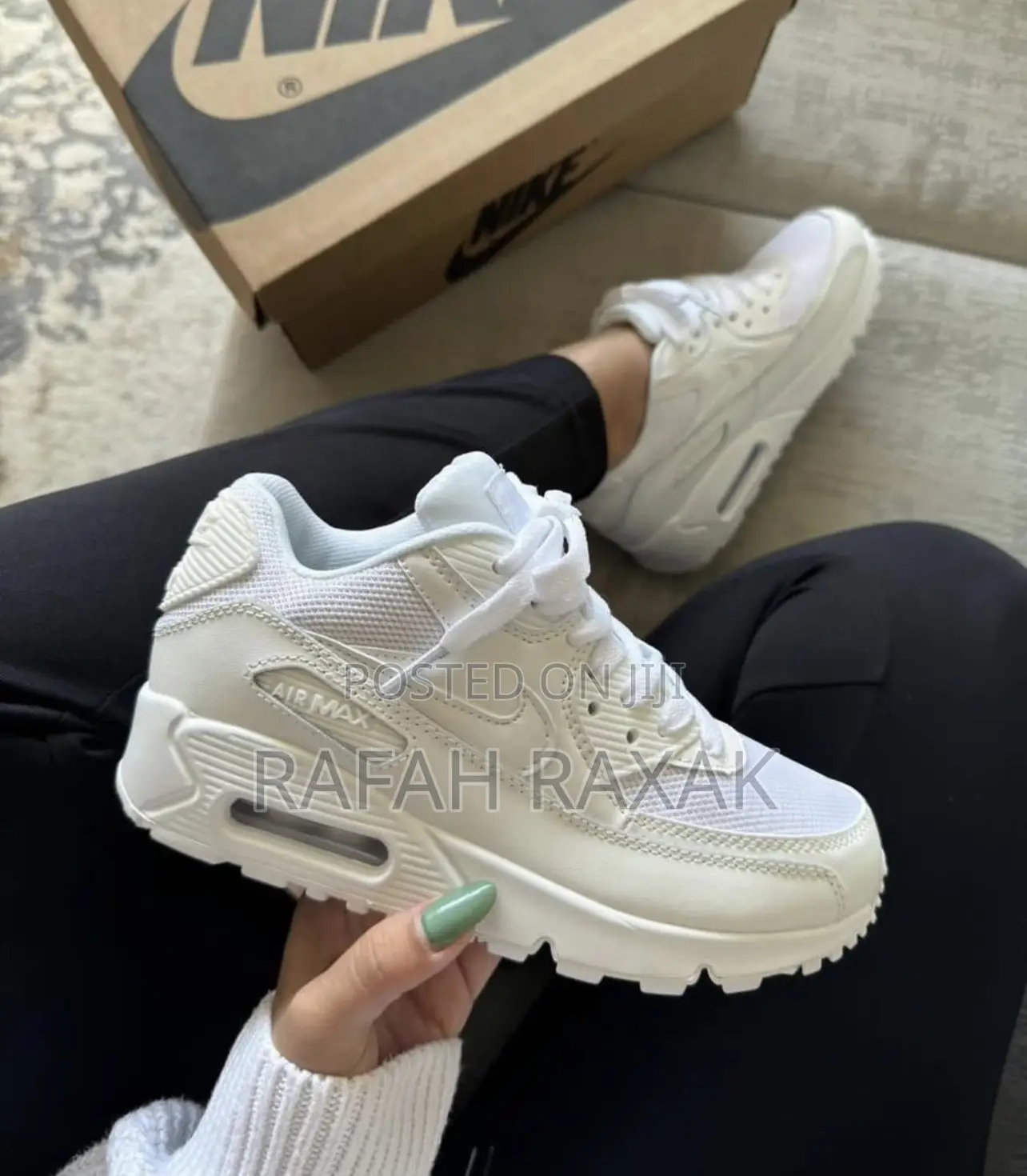Original Unisex Triple White Nike Air Max Sneakers