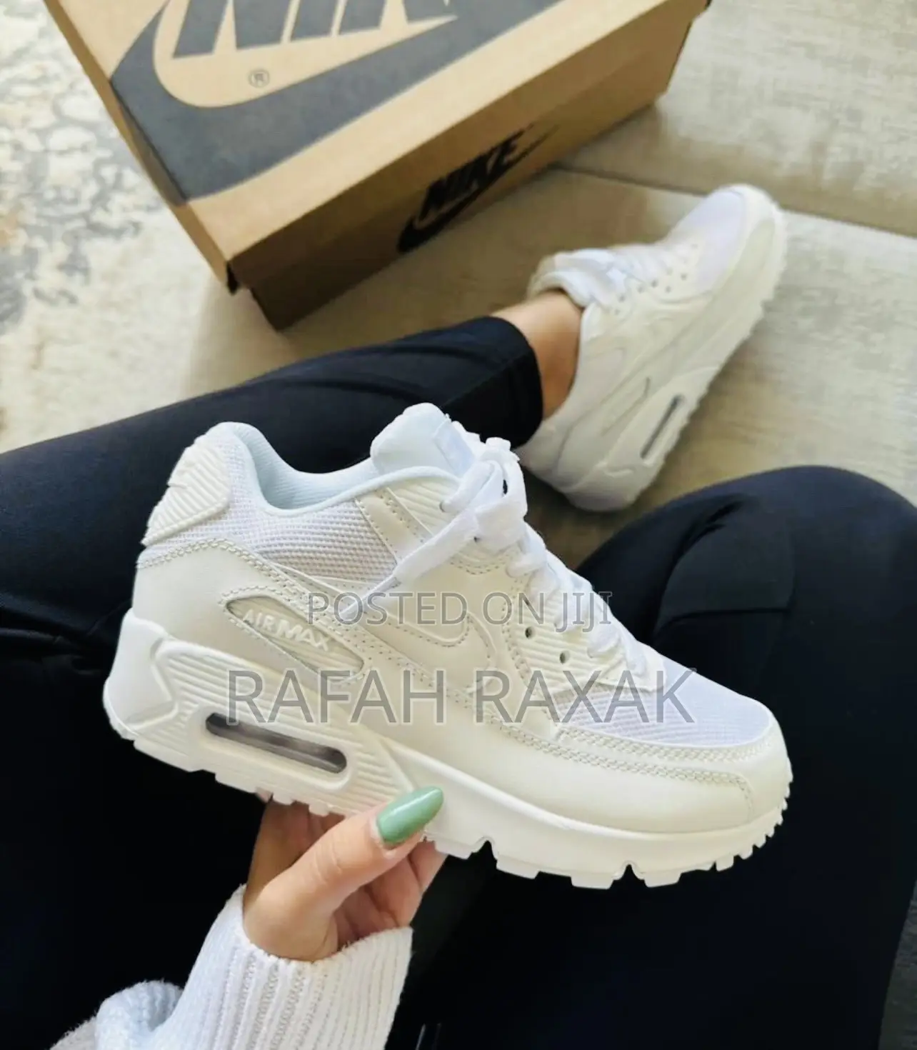 Original Unisex Triple White Nike Air Max Sneakers