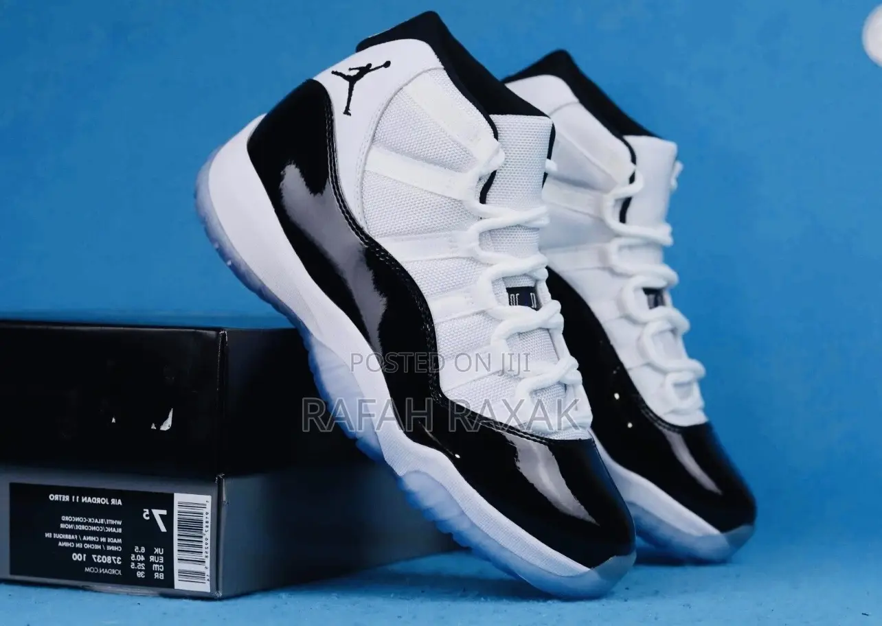 Original Men’S Black/White Air Jordan 11 Retro High Concord