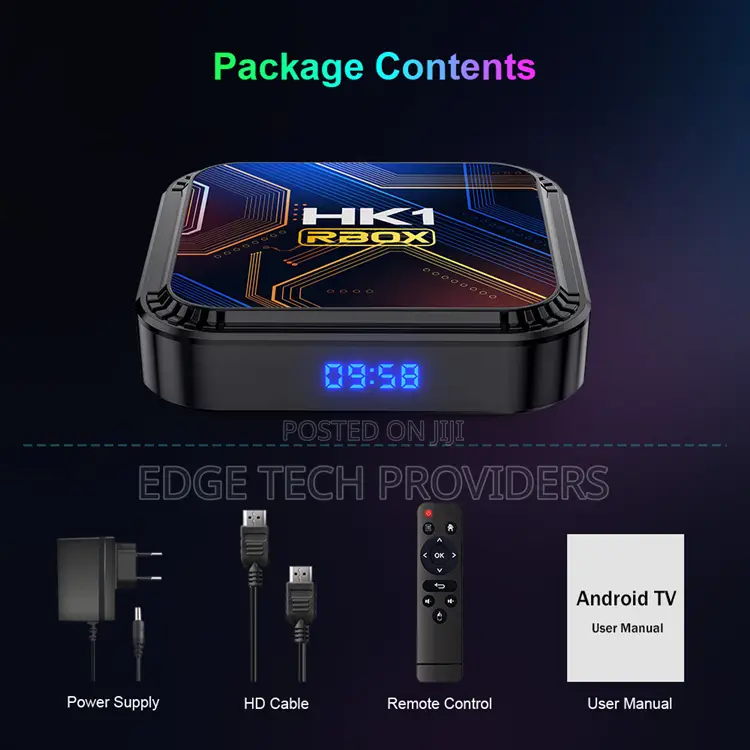 HK1 RBOX K8S Android Tv Box 13.0 4GB 32GB 2.4g/5ghz Wifi