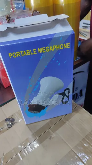 Portable Megaphone With Rechargeable Battery