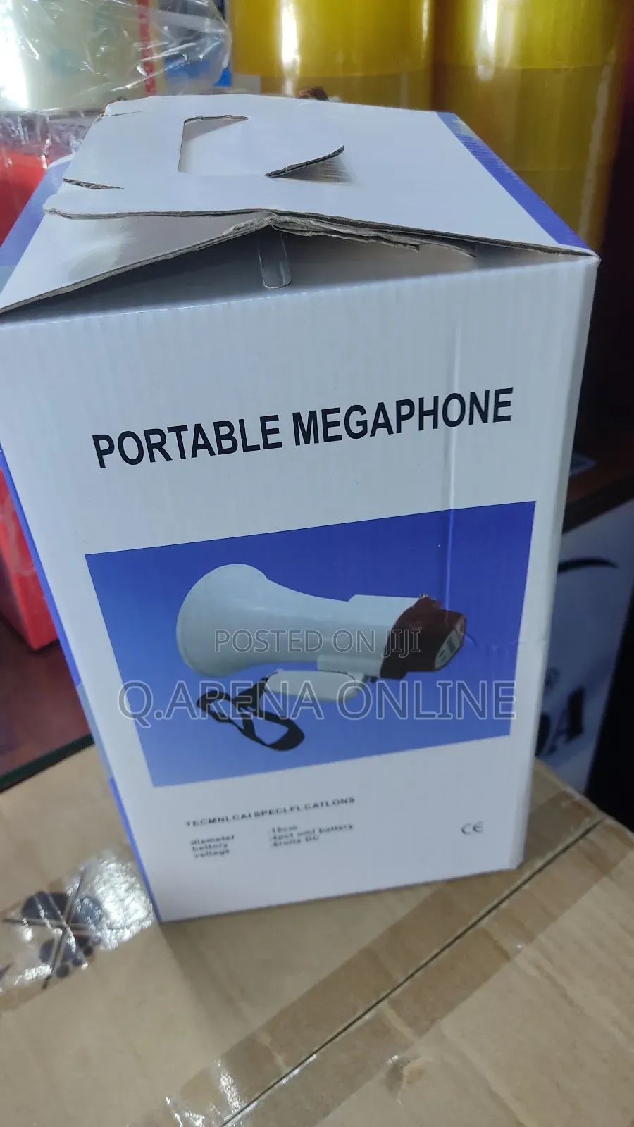 Portable Megaphone With Rechargeable Battery
