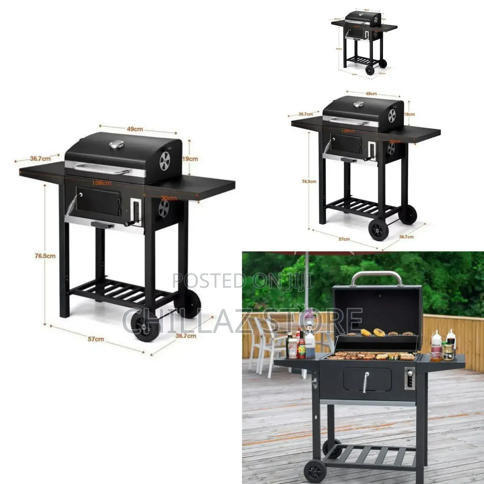 Adjustable BBQ Grill