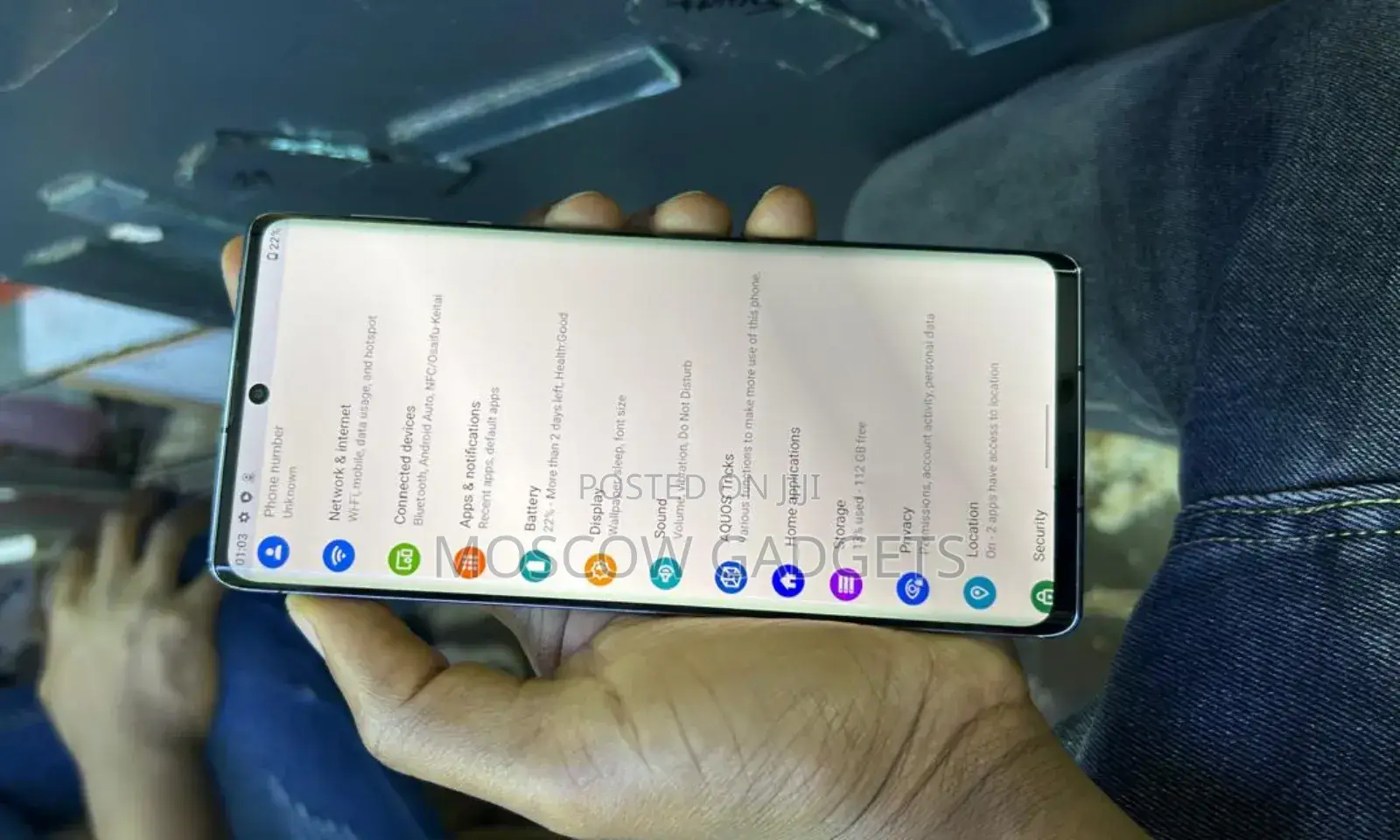 Sharp Aquos R6 128 GB Black