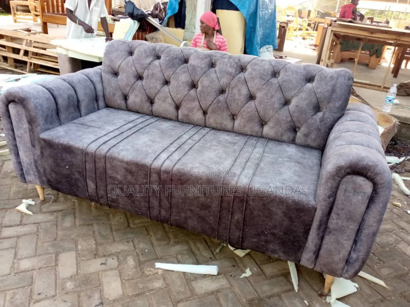 3 Sitter Chesterfield Sofa Seat on Order