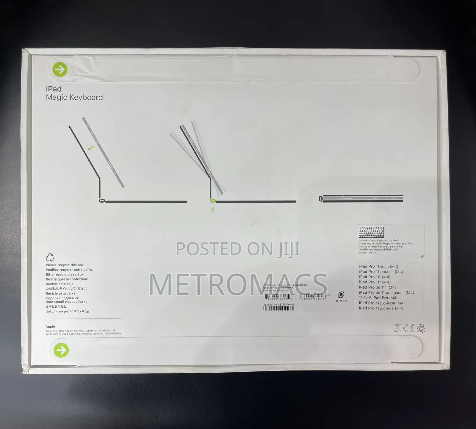 11-Inch M4 iPad Pro Magic Keyboard NEW