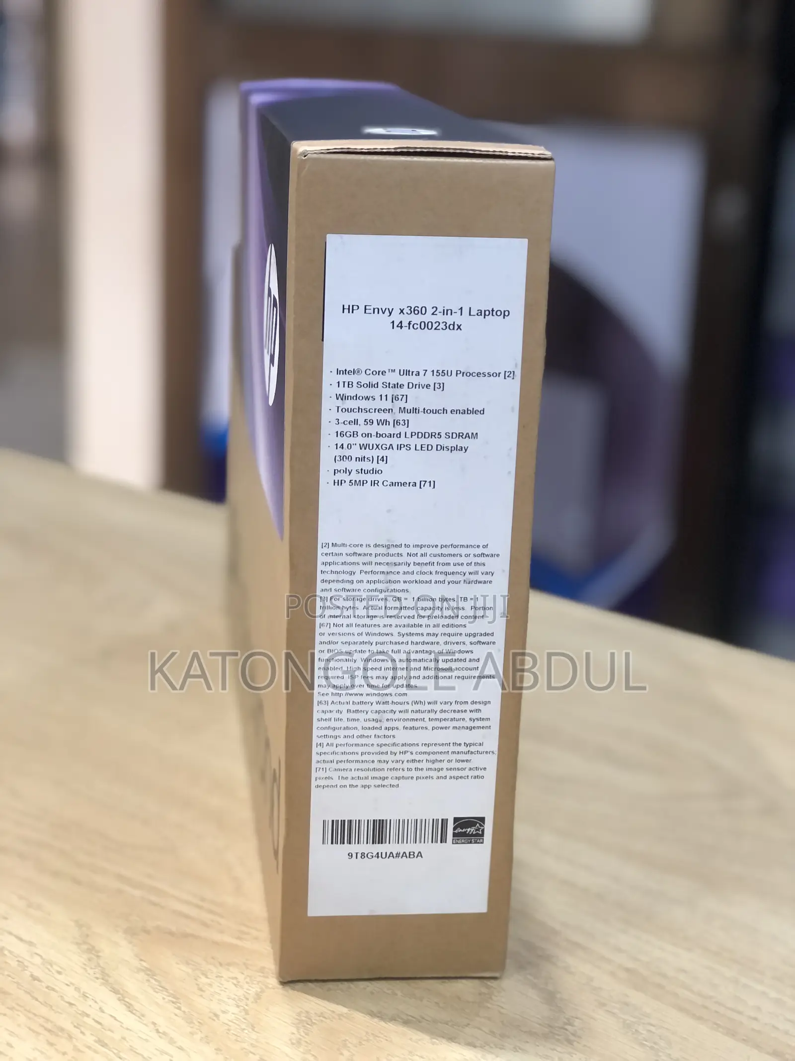 New Laptop HP Envy 14 16GB SSD 1T