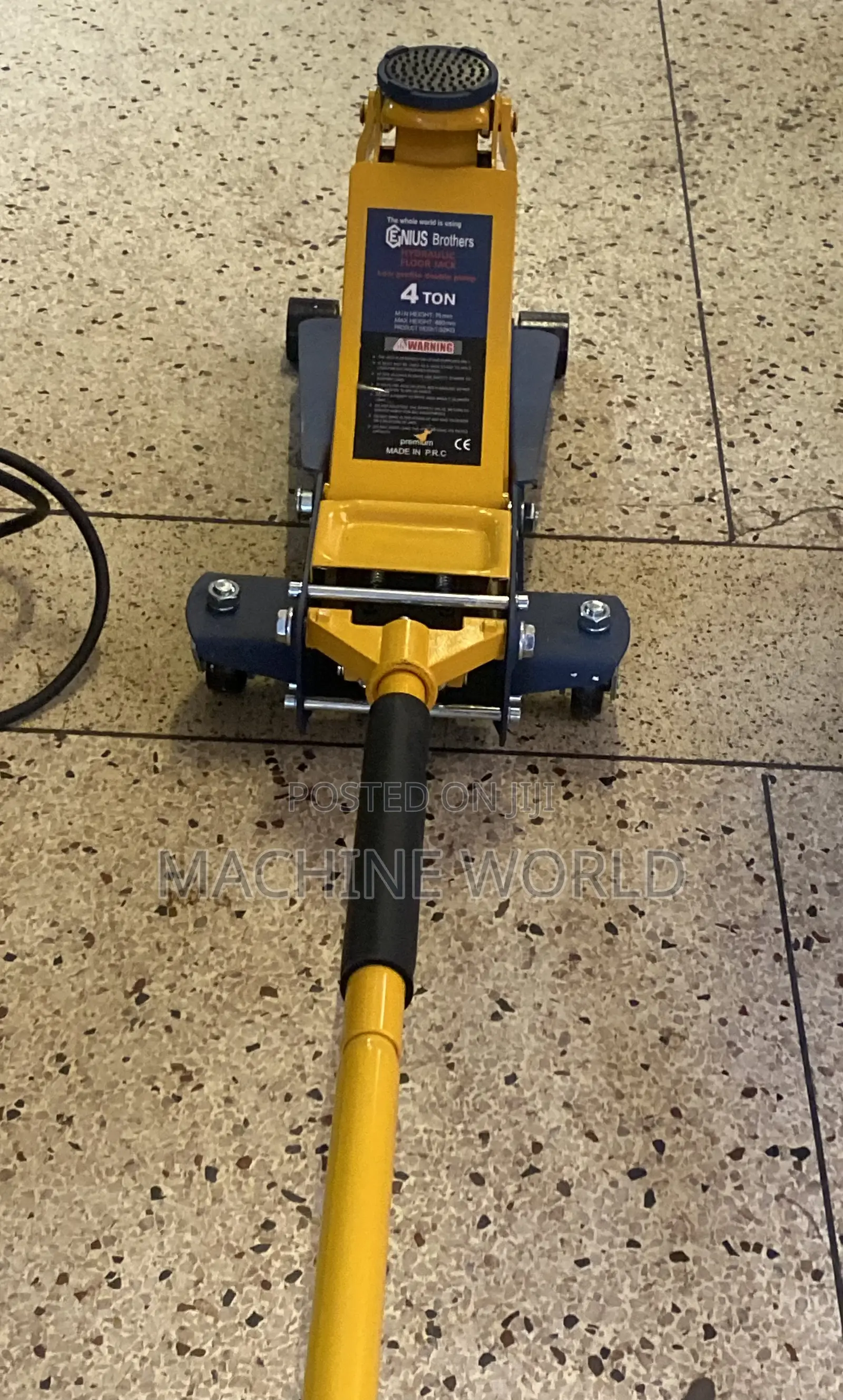 Floor Jack 4tonnes Yellow