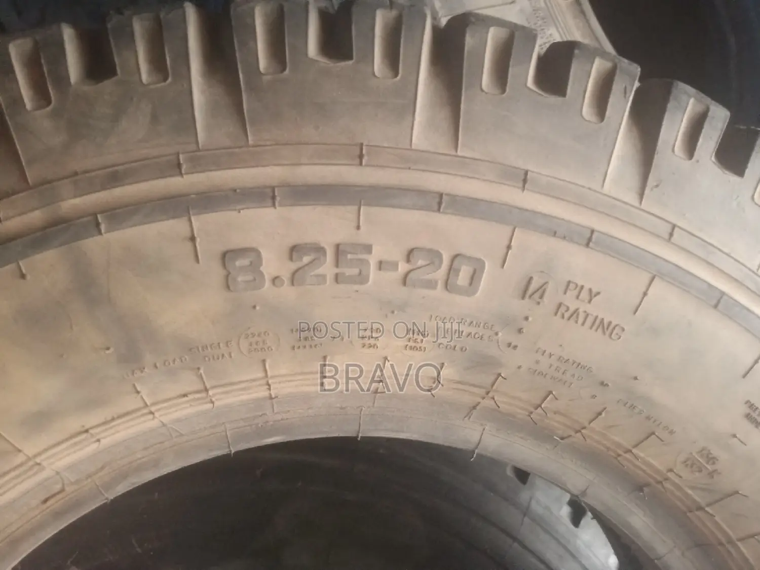 8.25-20 MRF Good Condition