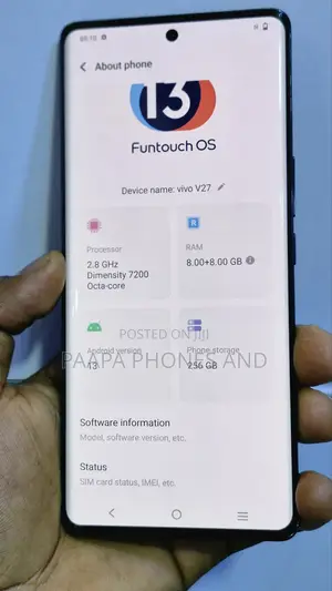Vivo V27 5G 256 GB