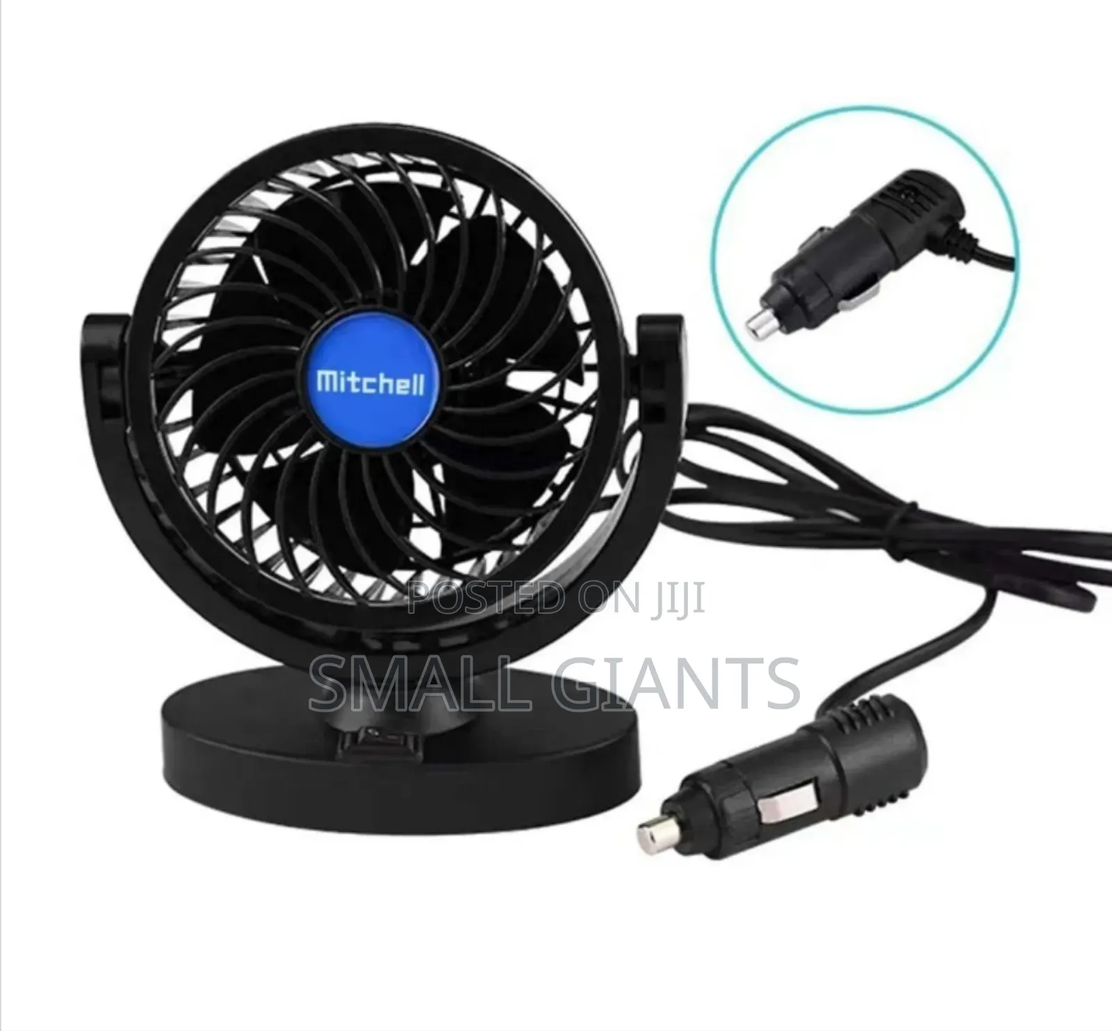 Single Headed 12V Vehicle Fan