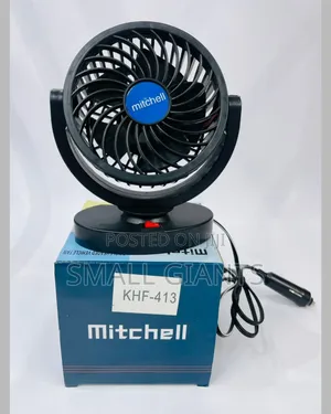 Single Headed 12V Vehicle Fan