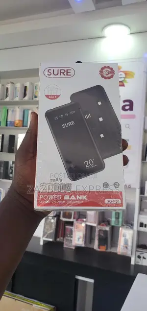 Sure 20,000mah Power Bank With Four Different Cables