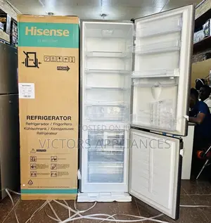 Brand New Boxed Hisense 341L Double Door Fridg Wt Dispenser