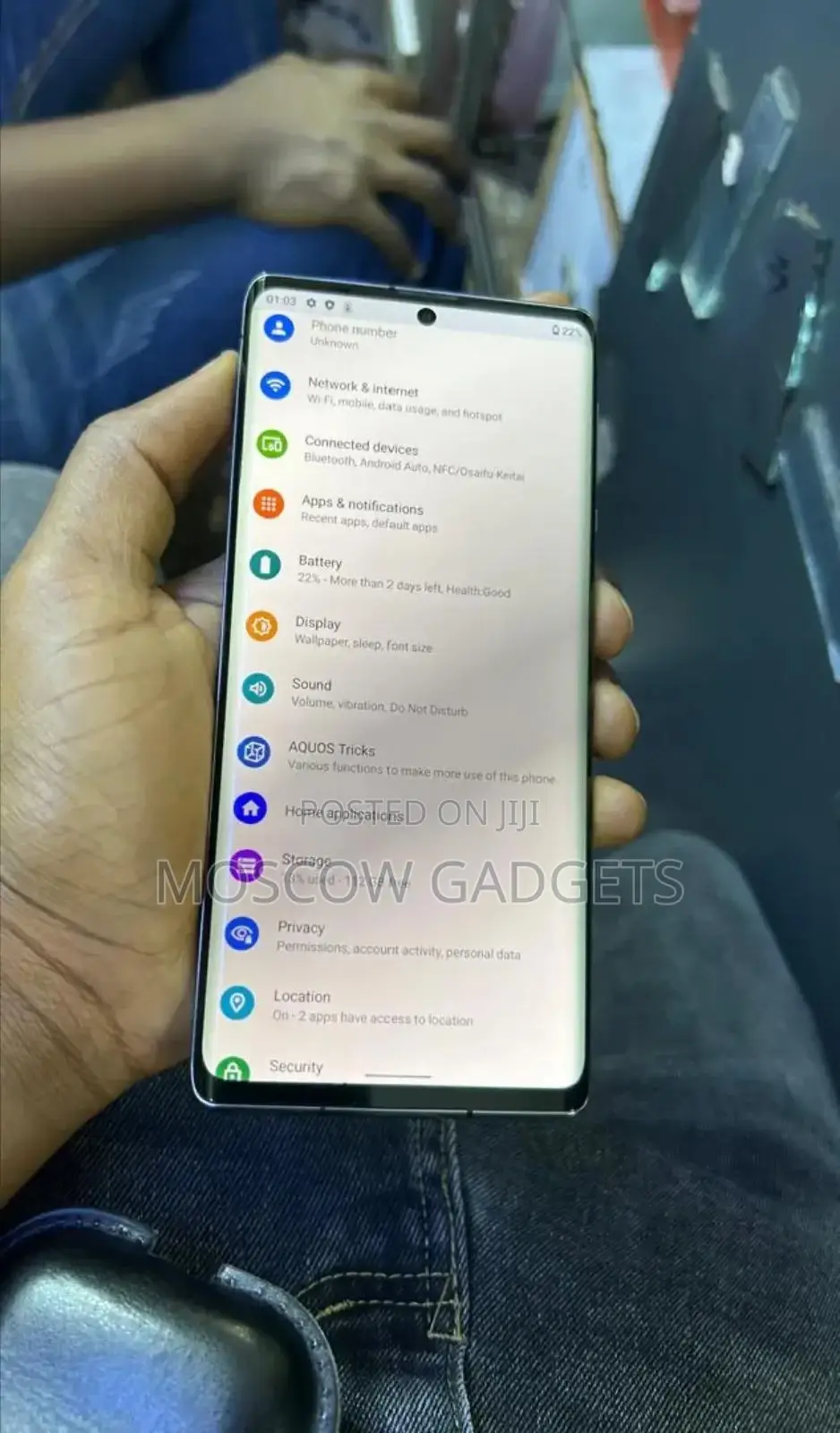 Sharp Aquos R6 128 GB Black