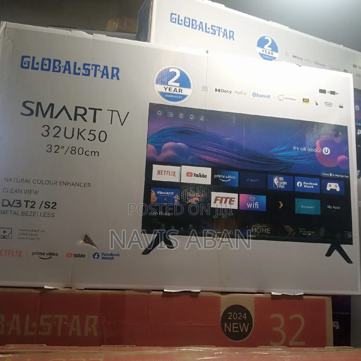 Globalstar 32 Inches Smart Tv With Free To Air