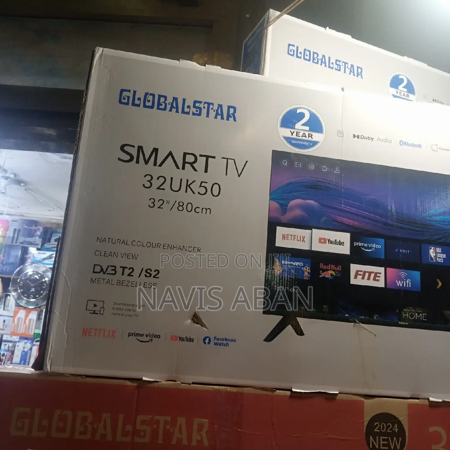 Globalstar 32 Inches Smart Tv With Free To Air