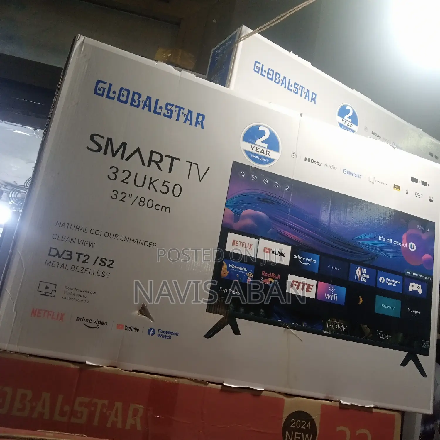 Globalstar 32 Inches Smart Tv With Free To Air