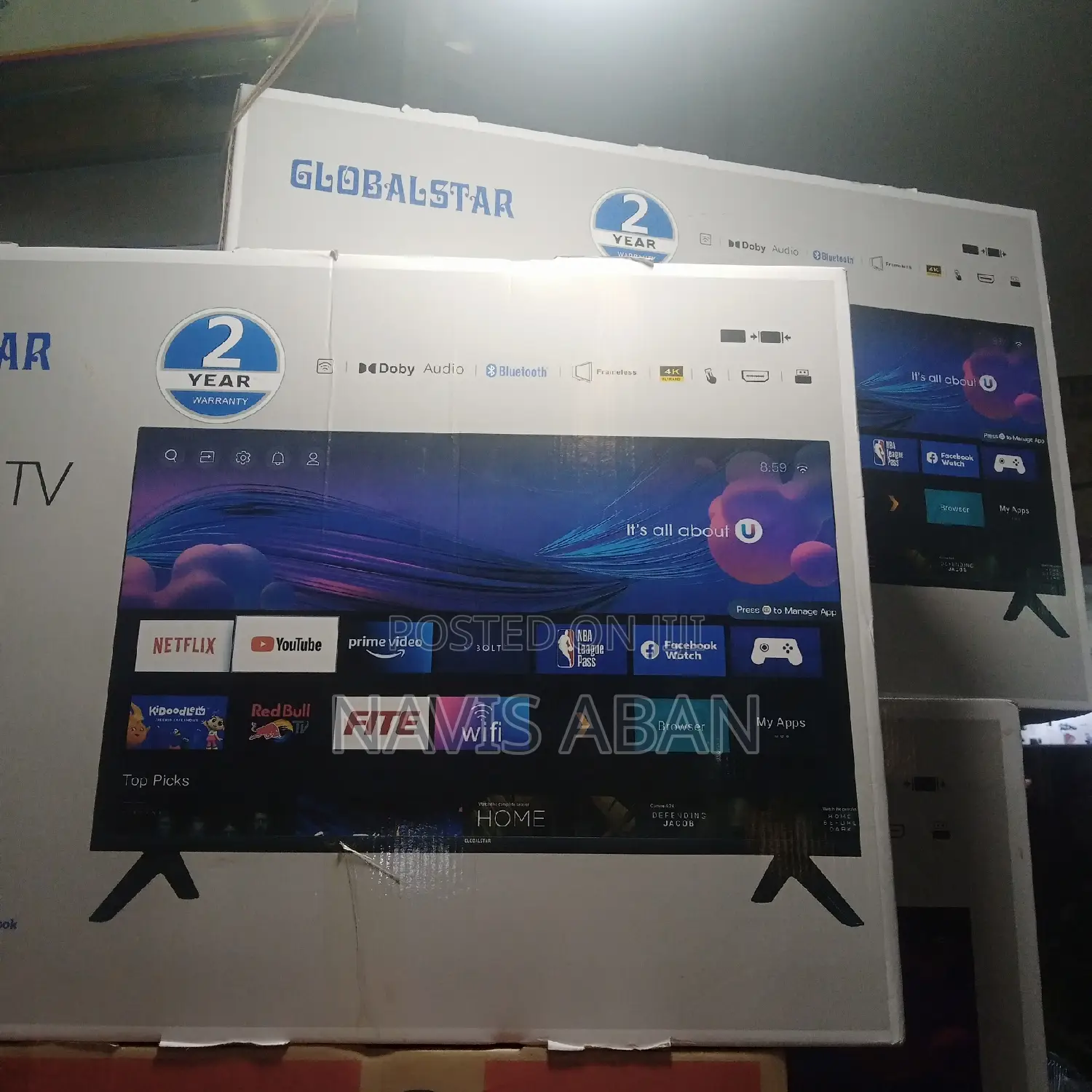 Globalstar 43 Inches Smart With Free To Air
