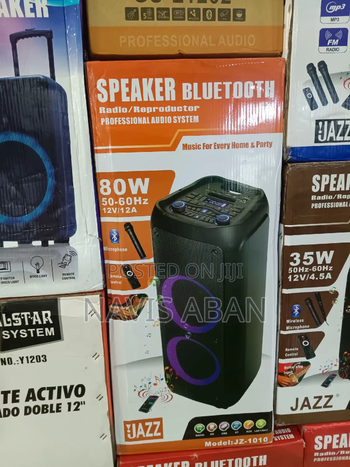 Jazz Partybox Bluetooth Rechargeable Speaker