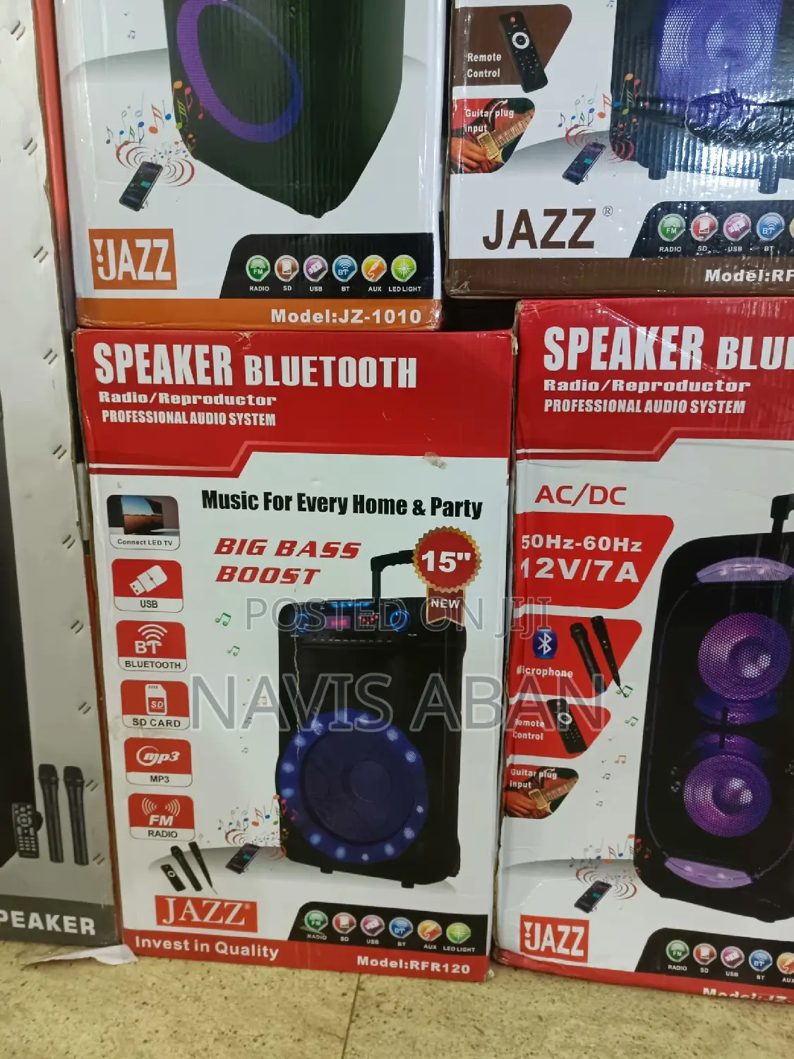 Jazz Big Bass Boost Speaker With Bluetooth