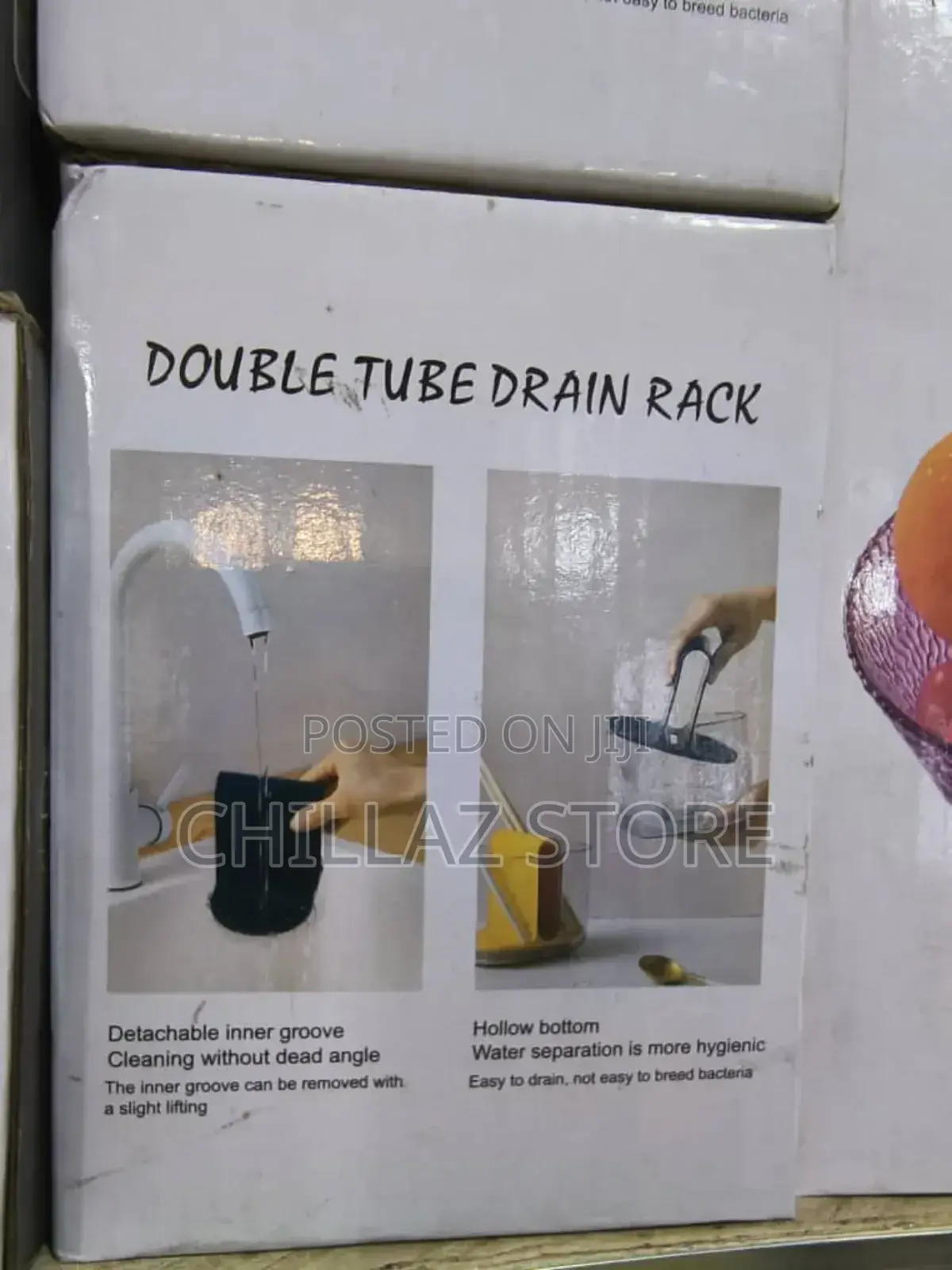 Double Tube Drain Rack